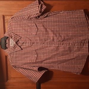 Wrangler Ladies Wrancher Pearl Snap Blouse Size L